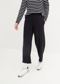 7/8 instapbroek high waist (set van 2) - zwart - maat 56/58 (3XL) - viscose - bonprix