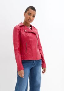 Imitatieleren jas - rood - maat 48 - bonprix