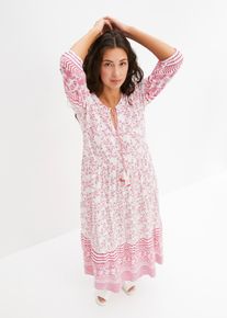 Maxi jurk van soepele viscose - wit - maat 38 - viscose - bonprix