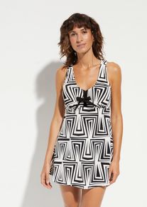 Lange tankini (2-dlg. set) - zwart - maat 40 - bonprix