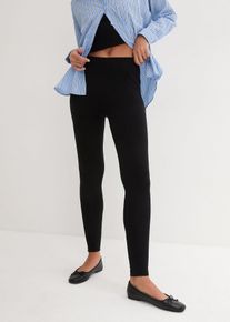Legging met biologisch katoen (set van 2) - zwart - maat 56/58 (3XL) - met katoen - bonprix