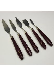 Palettemesser / Malmesserset 5-teilig Spachtelset