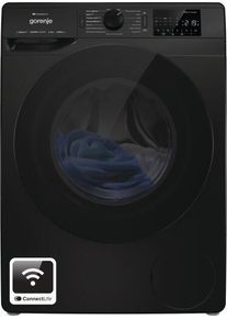 Gorenje WPNEI94A1DTSB 9 kg Frontlader Waschmaschine, 60 cm breit, 1400 U/Min, AquaStop, StableTech, WLAN, 15 Programme, Kindersicherung, schwarz