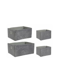 Iperbriko - 4x Set4 Cesta Averill Grigio