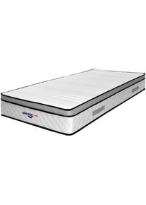 Matelas marie a Ressorts + 3 cm contact latex à 70 % en 70 Kg/m3 - 80x200 Hauteur +/- 25 cm - Accueil Moelleux - Soutien Ferme - 5 Zones de Confort -