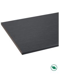 Plan de travail stratifié cpl Marbre noir 2050 x 800 x 29 mm - fsc mixte 70%