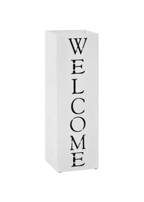 Porte-parapluie Welcome Acier Blanc