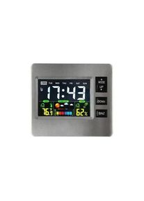 Station météo numérique sans fil avec écran lcd couleur pour prévisions météorologiques avec capteur intérieur, température et humidité - Lablanc