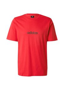 adidas originals Funktionsshirt 'Essentials Linear' Herren knallrot / schwarz Größe S