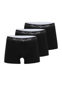 K by KARL LAGERFELD Karl Lagerfeld Heren Boxershorts zwart / wit L