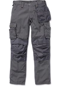 Carhartt Multi Pocket, cargo broek , kleur: grijs , maat: W30/L34