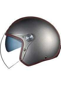 Nexx X.G20 SV Cult, jethelm , kleur: Mat-Zilver/Donkerrood , maat: L