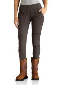 Carhartt Force Utility, leggings vrouwen , kleur: donkerbruin , maat: S