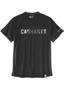 Carhartt Block Logo, t-shirt , kleur: Zwart (N04) , maat: S