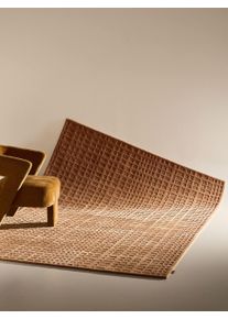 Tapis poil ras Beige/Marron clair 160x230 cm - Tapis poil court design moderne pour salon