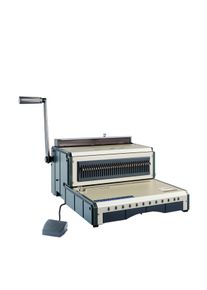 1 Electric wire binding machine D310, 3:1 pitch, 34 rings, grey