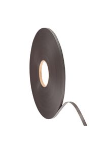 Magnetic tape without adhesive 15 mm | 2 mm | 100 m, ferrite, black
