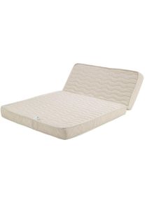 Matelas bz 160x200 Latex Naturel de densité 80 Kg/m3 et Mousse Poli Lattex Indéformable Tissu Strech trés résistant - Hauteur 10 cm - Soutien Ferme +