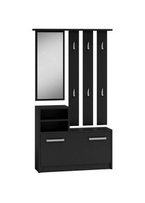 Topeshop Armoire Vera VERA NOIR