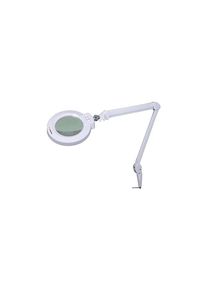 Lampe loupe led 824XPRO avec grande lentille en verre véritable de 172 mm réglable avec commutation par segments aide à l - Lumeno