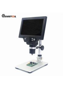 1-1200X Zoom Microscope électronique Numérique Rechargeable Portable 8 Led Vga Microscope avec 12Mp 7 ''Hd Microscope à écran swagx