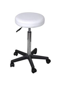 Lafomukea - Tabouret de bureau Blanc