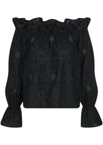 Talbot Runhof X PETER HAHN - Bluse, schwarz, Gr. 44, Baumwolle