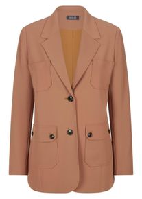 Peter Hahn Basler - Blazer, bruin, Maat 36, synthetische vezel