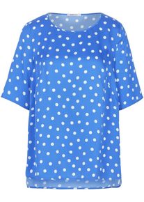Peter Hahn - Blouse, blauw, Maat 36, viscose