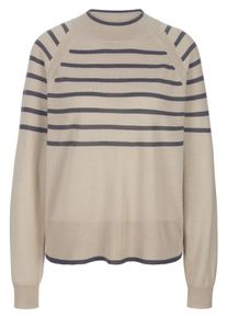 Peter Hahn Basler - Gebreide trui, beige, Maat 36, wol