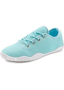 Lascana Dames Sneaker in turquoise ,maat 36, Witt, 100% Textiel