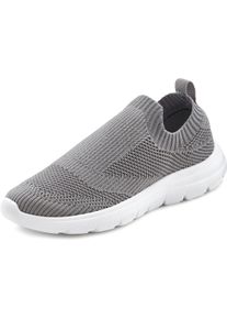 Lascana Dames Sneaker in grijs ,maat 36, Witt, 100% Textiel
