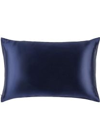 Slip Pillowcases Pure Silk Pillowcase Navy Unisex