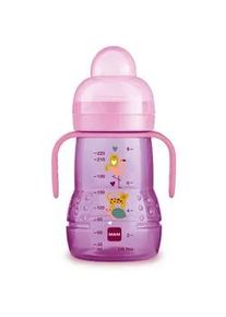 MAM Weithalsflasche , Pink , Kunststoff , 9.5x21.5x7.5 cm , BPA-frei , Füttern, Babyfläschchen