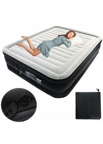 Matelas pneumatique Camping Matelas Gonflable Matelas pneumatique Lit pneumatique Auto-gonflant avec Pompe électrique intégrée pour Camping et lit