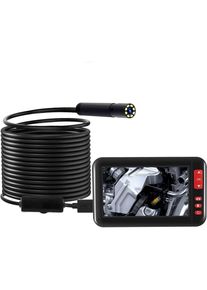 Start - Endoscope industriel 10M 4.3'écran lcd couleur F200 caméras d'inspection endoscope étanche 1080P hd avec sonde à 8 led usb rechargeable