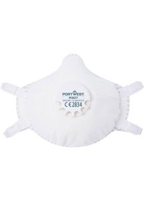 Masque ffp3 ultimate réutilisable avec valve (paquet de 5 pièces) - blanc Portwest