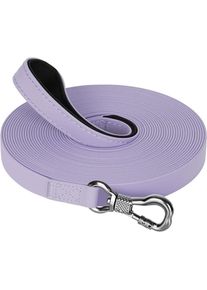 Jalleria - Longe pour Chien, 5M Laisse de Dressage étanches pour Chiens, Laisse pour Chien avec Mousqueton Verrouillable, Longe Robuste pour Petits,