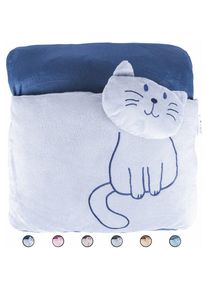 Galileo Coussin 40x40 cm hiver doux et chaud avec les mains chaudes ou les pieds poche