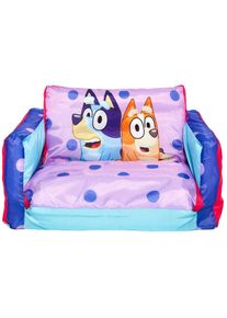 Canapé lit gonflable 2 en 1 pour enfant Bluey - motif Bluey et Bingo