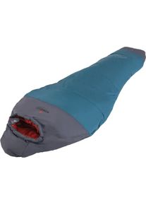 Robens Spire II -4°C Mumienschlafsack, 220x80x50cm, Reißverschluss links, blau/grau