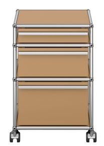USM Haller Caisson à roulettes avec 3 tiroirs Beige