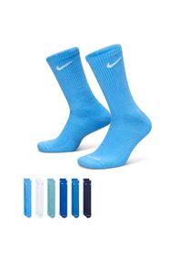 Chaussettes de training mi-mollet Nike Everyday Plus Cushioned (6 paires) - Multicolore