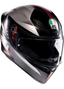 AGV K1 S Lap, full face helmet , color: Matt Black/Grey/Red , size: M