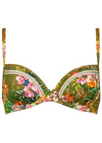 watercult Womens Sunset Florals Bikini Top 7374 Bikinitop Dames (42 - E |olijfgroen)