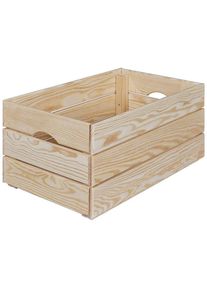 Altobuy - cajita - Caisse de Rangement en Bois Naturel Non traité 51cm