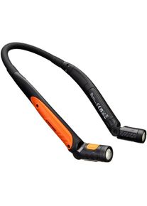 Lampe collier rechargeable par usb - noir/orange Portwest