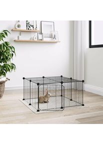 Furniture Limited - Cage animaux de compagnie à 12 panneaux et