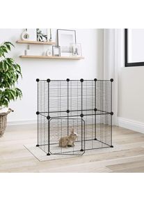 Furniture Limited - Cage animaux de compagnie à 12 panneaux et