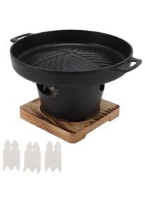 Mini gril de Barbecue anti-fumée, Portable, de table, pour Camping, pique-nique, maison, hn BBQ18D - Eosnow